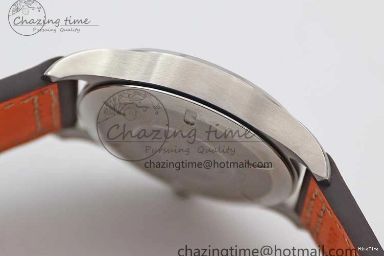 MIROTIME 0413 HighQuality Mark XVIII IW327010 SS M+F 1:1 Best Edition Brown Dial on Brown Leather Strap A 7049